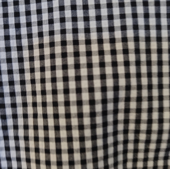 Peter Nygard Gingham Button Up Top - Picture 3 of 4
